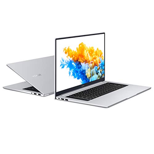 Honor MagicBook Pro Laptop - (16,1", Full HD IPS, 256 GB PCIe SSD, 8 GB RAM, AMD Ryzen 5 4600H, Fingerabdrucksensor, QWERTZ-Layout, Windows 10 Home) - Silber