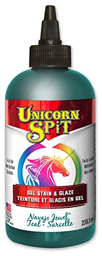 UNiCORN SPiT Manchas de madera unicornio y esmalte