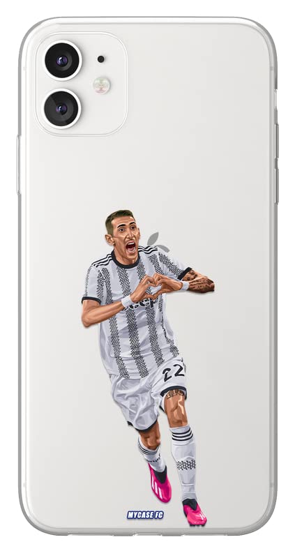 mycasefc Cover Calcio Angel Di Maria Xiaomi Mi X2S in Silicone Custodia Calcio per Smartphone Stampata in Francia TPU