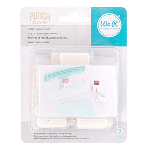 American Crafts We R Memory Keepers Tools 3 Piece Spiral Punch Inserts