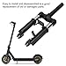 SPYMINNPOO Electric Scooter Front Fork, Front Suspension Fork Shock Absorption Parts with Foot Stand for G30