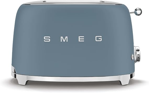 Smeg EEJB290 Breakfast Set,1.7L, 300W Storm Blue Kettle and 2 Slice Storm Blue Toaster, KLF03SBMUK/TSF01SBMUK