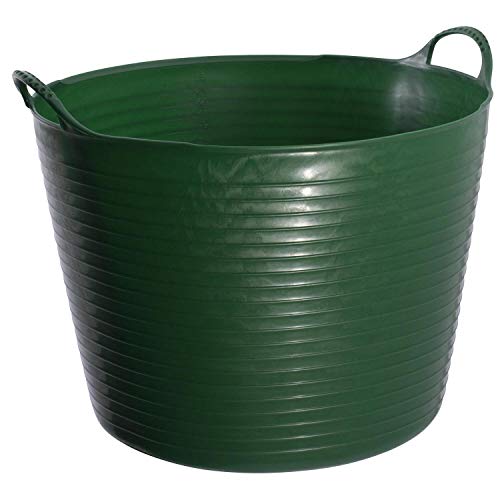 Red Gorilla Large Flexible Plastic Tub, Toy Storage, Laundry, Gardening & More, 38 Liter/10 Gallon, Green
