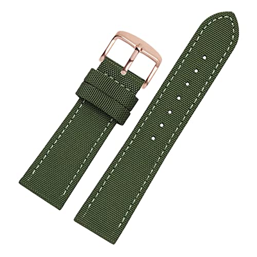 Bracelet de montre de rechange en cuir et nylon anti-transpiration 18-24mm