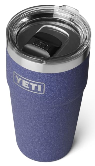 Image of YETI Rambler 20 oz Stackable Tumbler, Stainless Steel, Vacuum Insulated with MagSlider Lid
