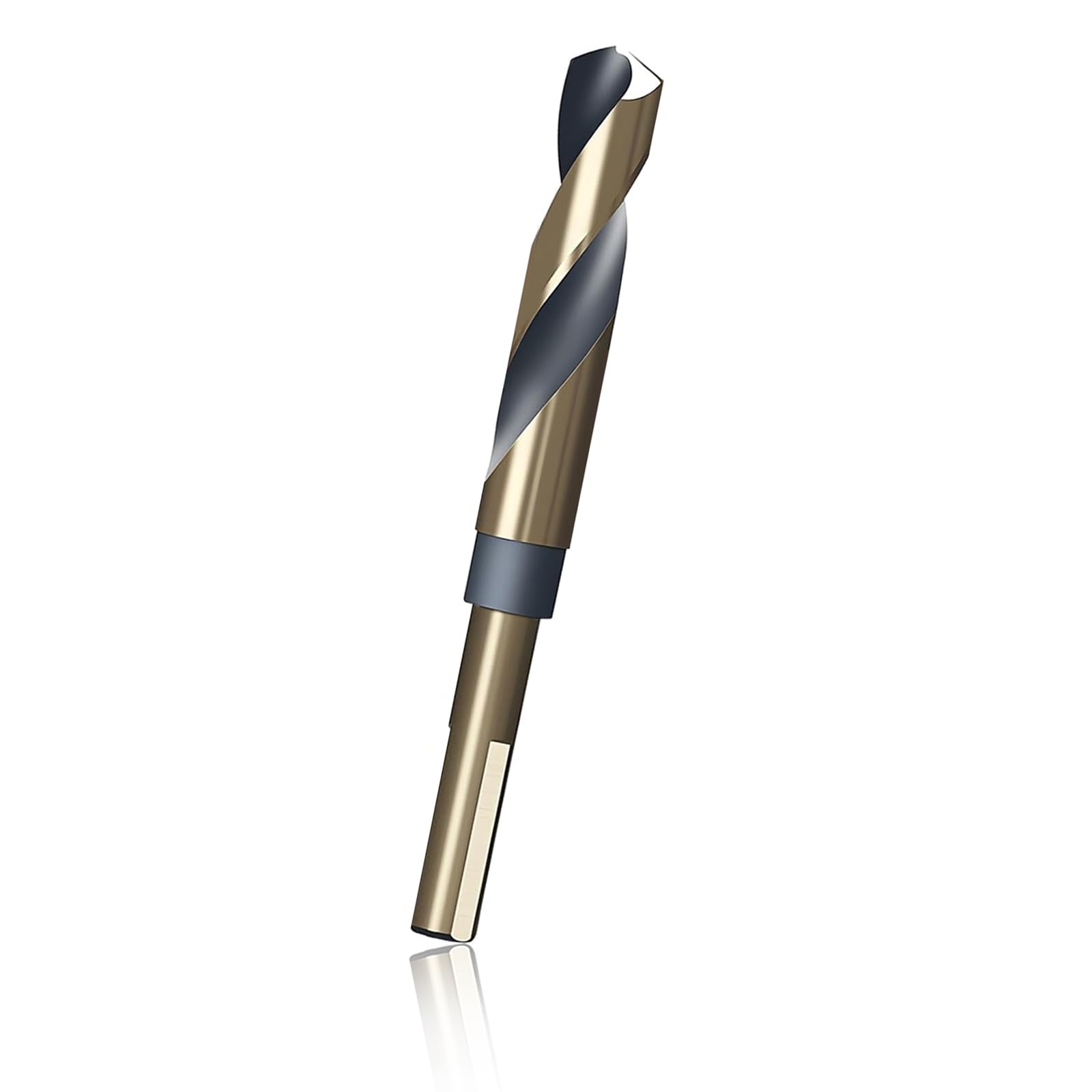 Durable Reduced Drill Bits 16mm High Speed Steel 4341 with 10mm Shank for Slim Body Stainless Steel Alloy Metal Plastic Wood (Bronze; 150 * 16mm)