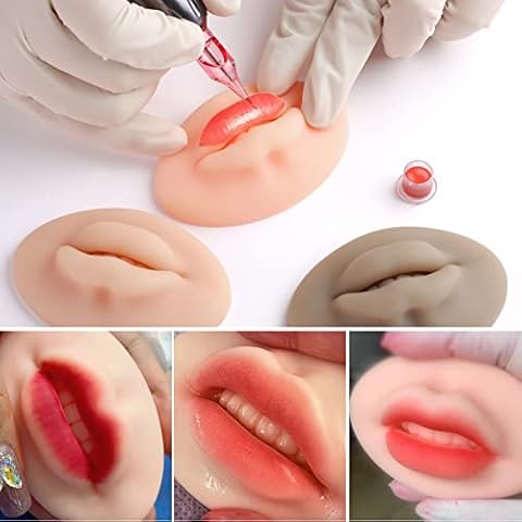 Charme Princesse 3D Practice Silicone Lips Skin Permanent Makeup Practice Lips for Tattooing Artists and Beginners TA536-KIT Cover