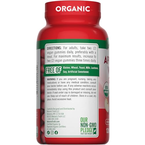Nature's Truth Organic Apple Cider Vinegar Gummies
