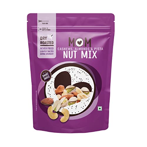 Image of MOM - Meal of the Moment, Roasted Nut Mix, 46g / 48g (Pack of 6) - Rich source of fiber | High in Protein | Smart Snack | Dry Fruit