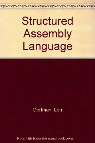 Structured Assembly Language 0830634843 Book Cover