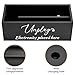WHXE MNHEE Unplug Box,Premium Cell Phone Box for Family Time,Holds 18 Phones,Cell Phone Jail with Charging Holes for Phones, Tablet, Electronics Holder - Black