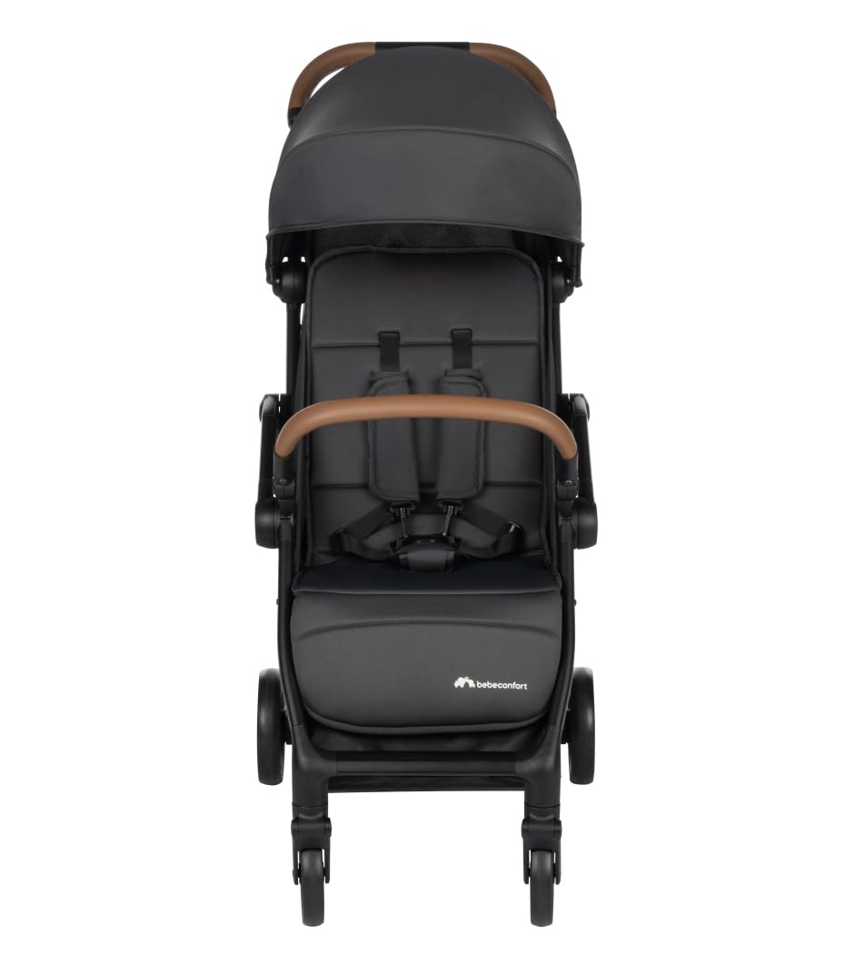 Bebeconfort Cochecito de bebé Sunlite para bebés de 0 a 4 años, carga de 22 kg, ligero de viaje (7,2 kg), cochecito de bebé reclinable y plegable, cierre compacto, Mineral Graphite