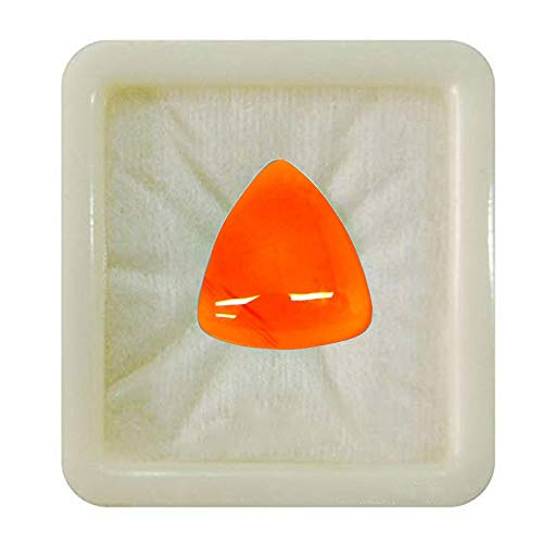 Image of Real Certified Carnelian Gemstone 2.25 Ratti 10.25 Ratti Raat-Ratua Upratna Meash Rashi Ratan Oval, Pear, Rectangle, Round Shape Chakra Healing Mangal (Mars) Stone Art and Craft Supplies