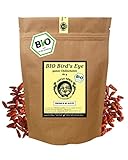 Uncle Spice BIO Birds Eye Chili ganz - 80g ganze BIO Vogelaugenchilis - PIRI PIRI in Premiumqualität, bis zu 200k SHU, scharfe getrocknete Chilischoten, DE-ÖKO-005