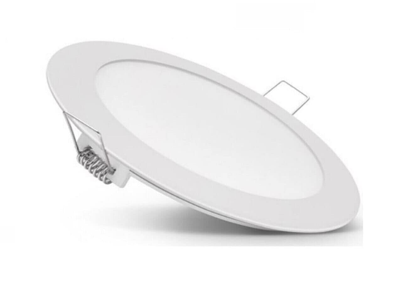 Set 10 faretti Faretto Pannello incasso LED ultra piatto 12 W a soffitto foro 16cm Luce Bianca Naturale Bianco Naturale lampada da soffitto