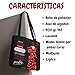 Imagen de IllustrArte Pack bolso tote Málaga 43x43 Macarena frase + neceser Granada 22x17 Macarena frase