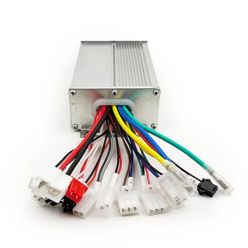 L-faster 24V/36V/48V 500W Brushless Hub Motor Controller Square Wave for Electric Reverse Cart Scooter PAS Cruise Bicycle (36V500W)