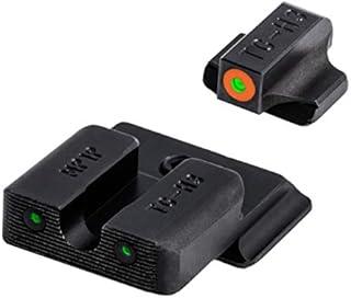 TRUGLO Tritium Pro Glow-in-The-Dark Handgun Night Sights for Smith & Wesson Pistols, S&W M&P, SD9 and SD40, Orange Ring, One Size