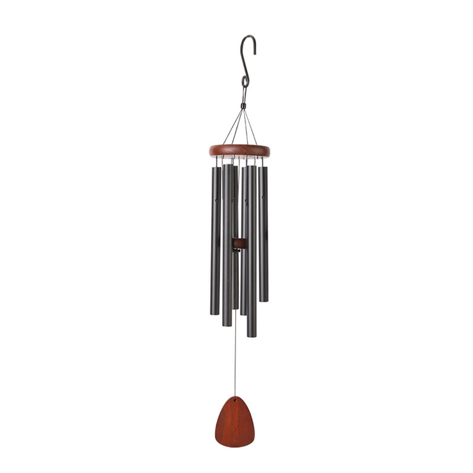 32" Large Wind Chimes Outdoor Sympathy Wind with 6 Heavy Aluminum Tubes Tuned Soothing Memorial Chimes Sympathy Memorial Outdoor Outside Large Tone Heavy Duty