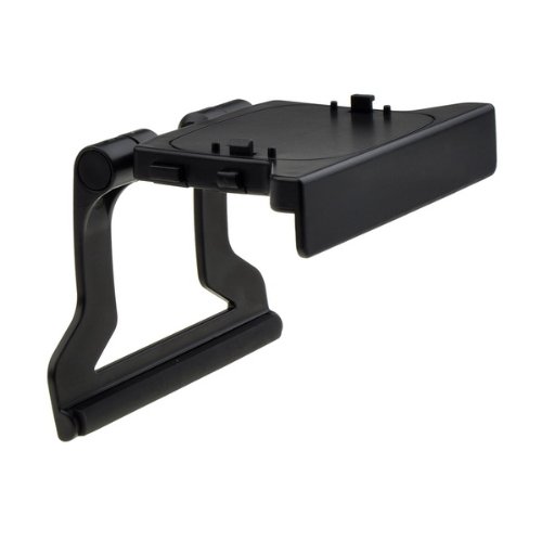 BestDealUSA Perfect Safe TV Clip Mount Stand Holder for Xbox 360 Ki-nect Sensor Black