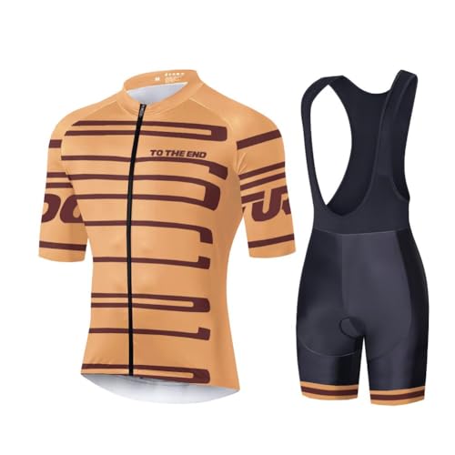 UGLY FROG Bicycle Short Sleeve Quick-Drying Breathable Shirt + 3D Cushion Shorts Padded Trousers Men's Cycling Jersey Set