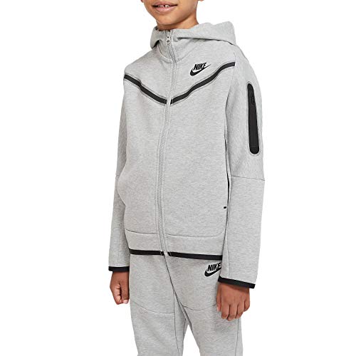 ナイキテックフリースキッズ160グレー Nike Sportswear Tech Fleece ナイキ テックフリース セットアップ