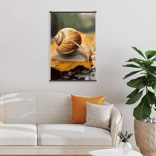 Impression sur toile escargot de qualité supérieure pour décoration murale - 7