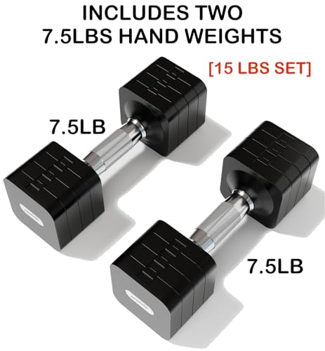 Image of 15LB 20LB 30LB 40LB 50LB Adjustable Dumbbell Set Free Weights Dumbbells Set for Women Men Hand Weights Sets Adjust Dumbbell Weight Sets for Home Gym Exercise Workout Strength Training Equipments