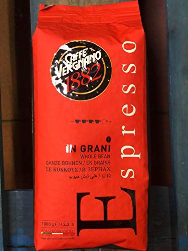  OFFERTA RISPARMIO - 6 sacchi da 1 Kg CAFFE\' IN GRANI ESPRESSO CASA Vergnano