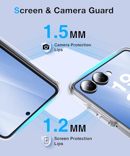 Image of NO.1 Magnetic for Samsung Galaxy Z Flip 7 Case with MagSafe [Crystal Clear] [Anti-Yellowing ][Military Grade Drop Tested] with Soft Silicone Bumper for Samsung Flip 7 Case Slim,Transparent