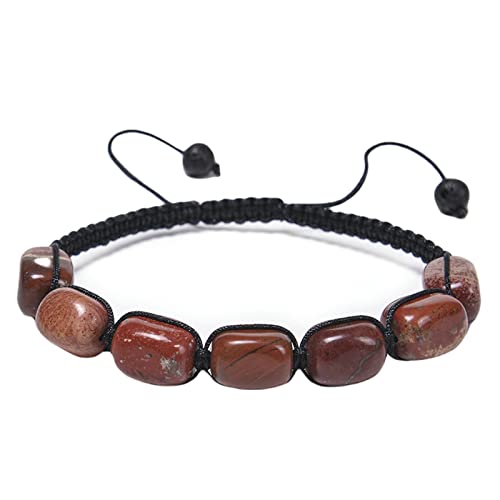 Bracelets en pierre pour hommes perles de 10mm cordon ajustable tendance