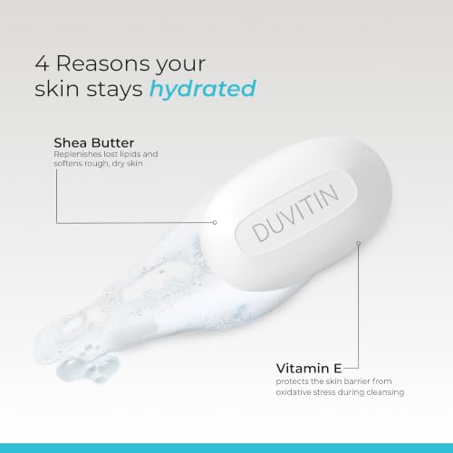 Image of Ceuticoz Duvitin Moisturizing Soap For Dry Skin | 300g | Pack of 4