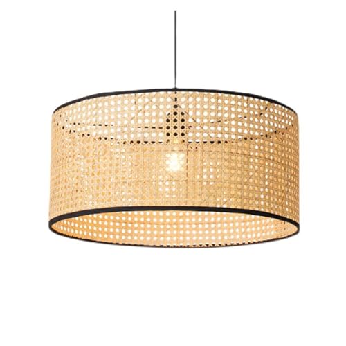 Lampe suspension osier 35cm pour salle à manger et salon design nordique chaleureux