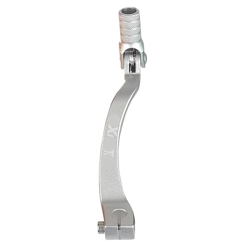 Gconla Qx Silver Motorcycle Gear Shifter Lever Motorcycle Accessories Folding Gear Shift Lever Shifter Pedal Toe Peg Foot Pegs Fit Atv Bike Pit Bikes Replacement
