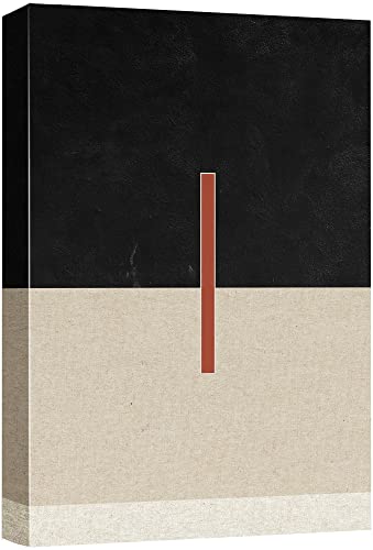 SIGNWIN Canvas Print Wall Art Geometric Art Deco Red Black