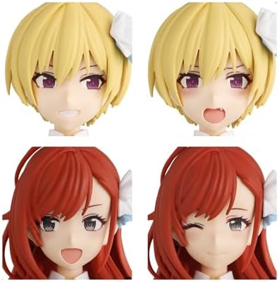 BANDAI SPIRITS(バンダイ スピリッツ) 30MS アイドルマスター シャイニーカラーズ オプションヘアスタイル&フェイスパーツセット(西城樹里/有栖川夏葉) 色分け済みプラモデル