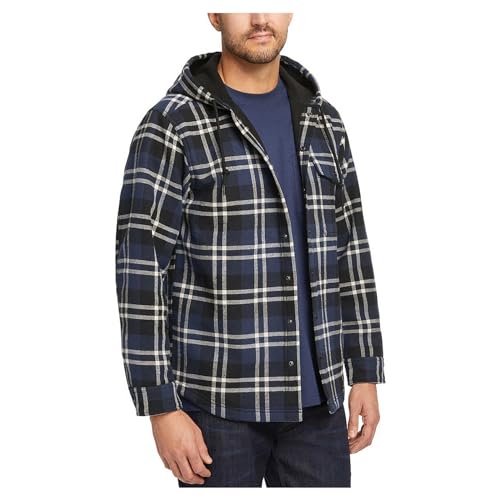 Wolverine Men's Bucksaw Hooded Flannel Shirt Jac4