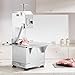 VEVOR Commercial Electric Meat Bandsaw, 2200W Stainless Steel Countertop Bone Sawing Machine, Workbeach 18.5