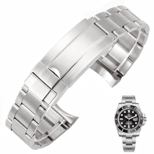 AIYIRUO Correas de Reloj Acero Inoxidable Hombres Metal 20mm 21mm Pulsera de Reemplazo Compatible con Rolex Submarine de Cosmograph Daytona Serie AIYIRUO Correas de Reloj Acero Inoxidable Hombres Metal 20mm 21mm Pulsera de Reemplazo Compatible con Rolex Submarine de Cosmograph Daytona Serie