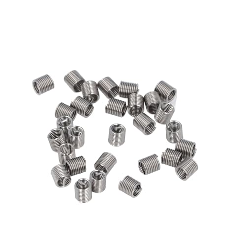 Kit de réparation de filetage métrique 34 pièces en acier inoxydable pour pas de vis foirés - 7