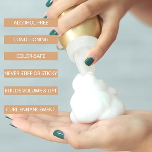 Image of Hair Pure Extra Hold Hair Mousse Long Lasting Hold with Pro-v B5 Hair Volumizer with Shine Hair Styling Mousse 300ml