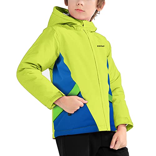 Boys Waterproof Winter Snow Coat, Kids Ski Snow Jacket for Boys, Warm Fleece Lined Winter Windproof Jacket with Hood2