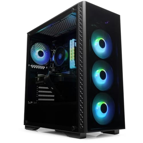 ✅ Case: 2xUSB3.0 VETRO TEMPERATO,4X12cm ventole ARGB FAN