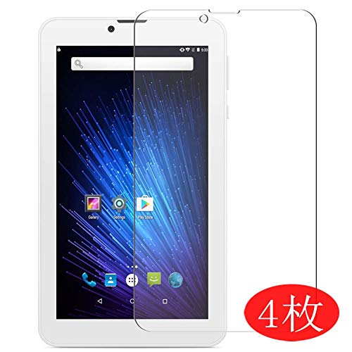 【4 Pack】 Synvy Screen Protector for YUNTAB 7" E706 Tablet Etablet-WF 0.14mm TPU