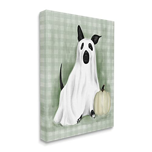 Cuadro en lienzo para pared Stupell Industries diseño perro Halloween miniatura 2