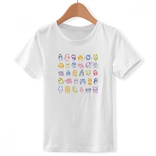 T-shirt oiseaux colorés cadeau idéal garçon amant des animaux