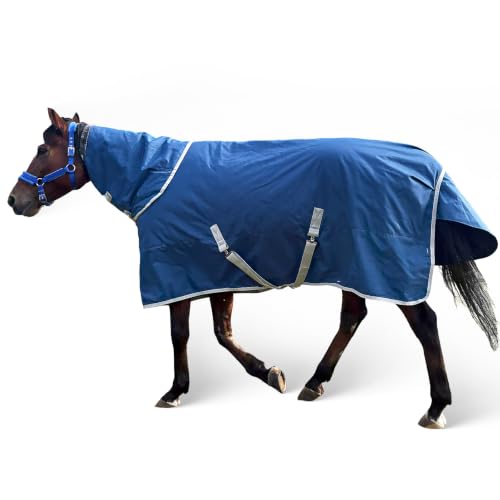Image of Horse Turnout Blanket, Waterproof Medium Weight Winter Blanket for Horses