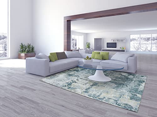 Image of Printed Rug Soft Floor Carpets with Anti Slip Backing for Living Room | Bedroom | Kids Room (Multi, 4x6 Feet)