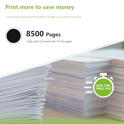 Image of M11XH High Yield Toner Cartridge Replacement for Dell B2360d /B2360dn /B3460dn /B3465dn /B3465dnf Laser Printers, 2-Pack, Black [8,500 Pages]