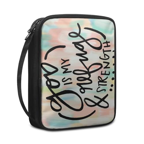 Image of Personalized Bible Cover Add Your Design Custom Photo Text Image Book Case with Handle Customized Bible Covers Gifts Scripture Bag for Men and Women, YellowGreen